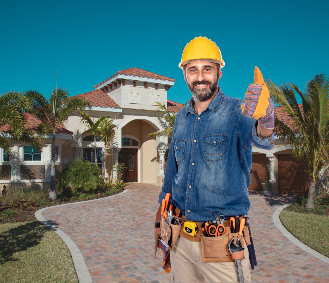 Professional handyman working on home repair in Abu Dhabi